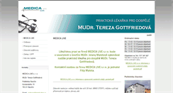 Desktop Screenshot of medicalive.cz