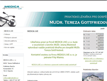 Tablet Screenshot of medicalive.cz